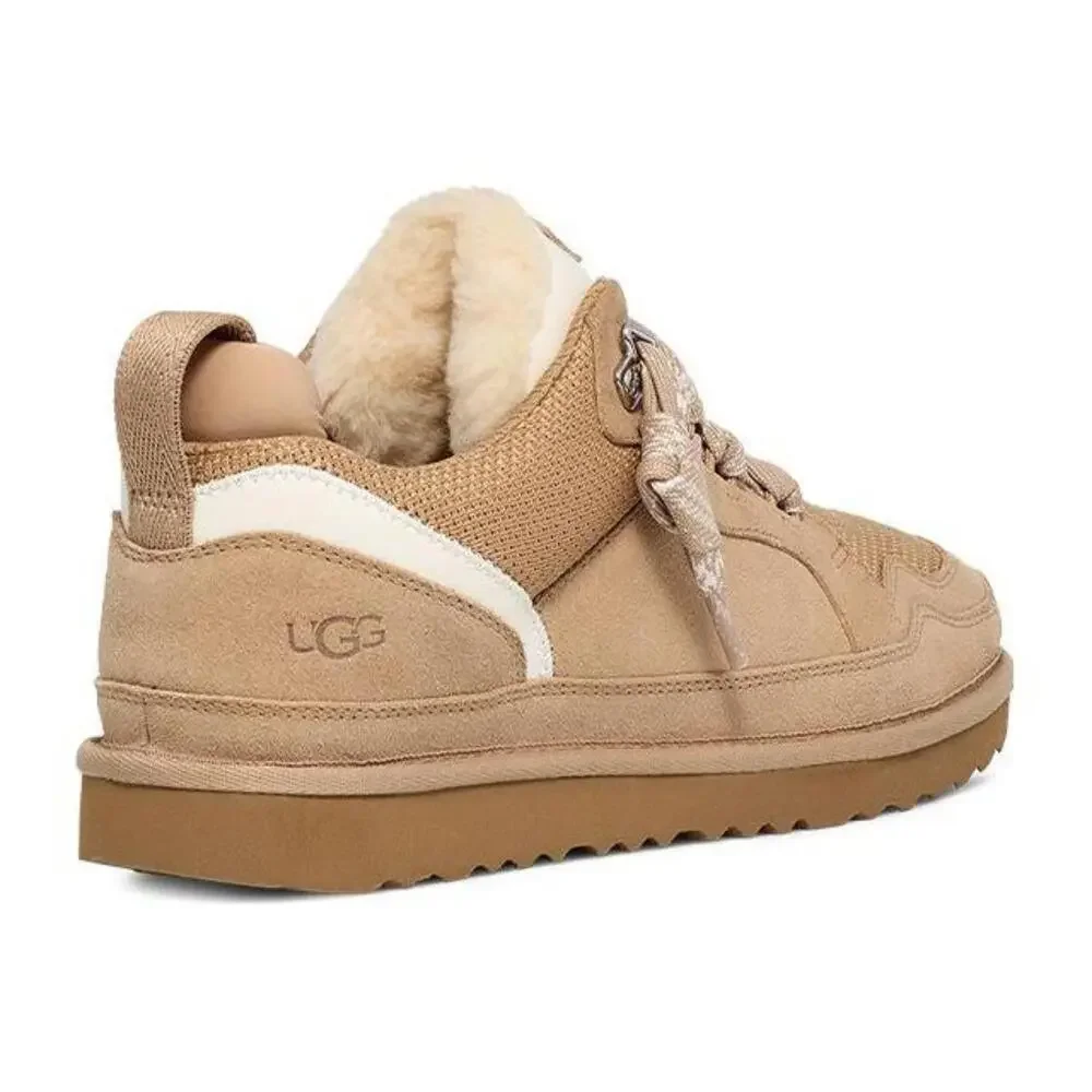 UGG Lowmel 1152410K-SAN Sneakers Kids US 6 Sand Suede Lifestyle Shoes RHS7314
